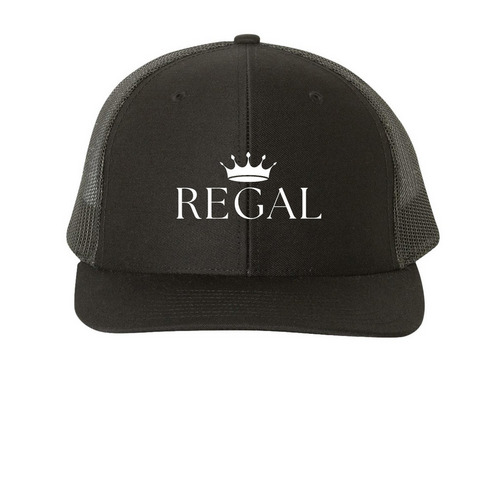 Agent On-the-Go Collection, a Black Printed Snapback Trucker Cap