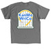Mascot and Logo, a Charcoal Classic Unisex Tee (back-view)