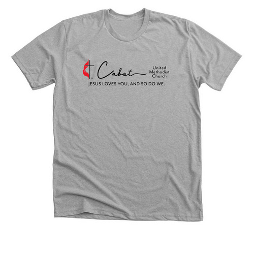 CUMC Black/Red Logo Shirts, a Athletic Heather Premium Unisex Tee