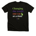Changing the World One Cat at a Time Apparel, a Solid Black Blend Premium Unisex Tee