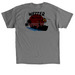Wetter is Better (Covert), a Charcoal Classic Unisex Tee (back-view)