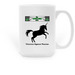 Antifascist Unicorn Mugs, a White Large Coffee Mug