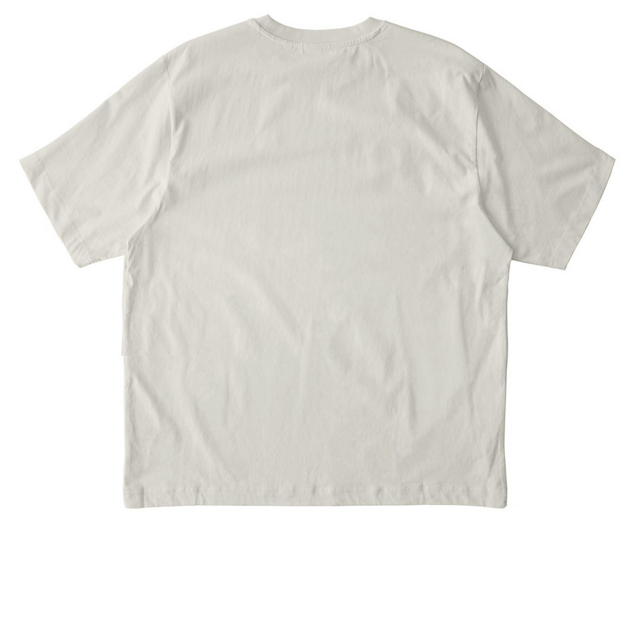 More than four., a Natural Raw Stanley/Stella Unisex Freestyler Heavyweight Tee (back-view)