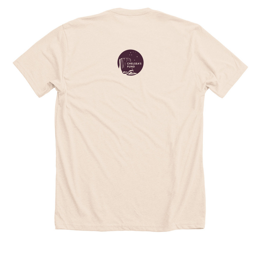 Bans Off Bucking Horse Tee, a Heather Soft Cream Premium Unisex Tee (back-view)