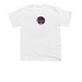 Bans Off Bucking Horse Tee, a White Youth Unisex Tee (back-view)