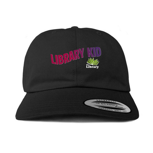 Library Kid - Pink, a Black Printed Classic Baseball Cap