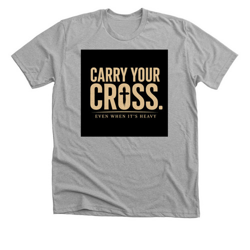 Messiahs Moments Faith Designs, a Athletic Heather Premium Unisex Tee