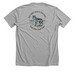 Good Vides - Wolf, a Athletic Heather Premium Unisex Tee (back-view)
