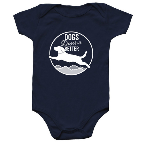 Dark Infant Onesie, a Navy Infant Onesie