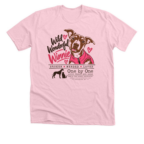 Wild Wonderful Winnie, a Heather Pink Premium Unisex Tee