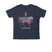 Unbridled Support for Becky Wait, a Heather Midnight Navy Premium Youth Tee