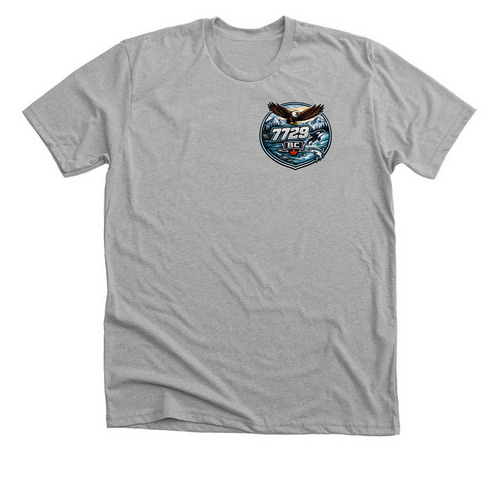7729 BC - Ask me what it means, a Athletic Heather Premium Unisex Tee
