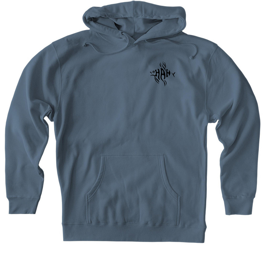 Gone fishing, a Storm Blue Heavyweight Pullover Hoodie
