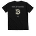 Paws at the Pitch | 2026, a Solid Black Blend Premium V-Neck Tee (back-view)
