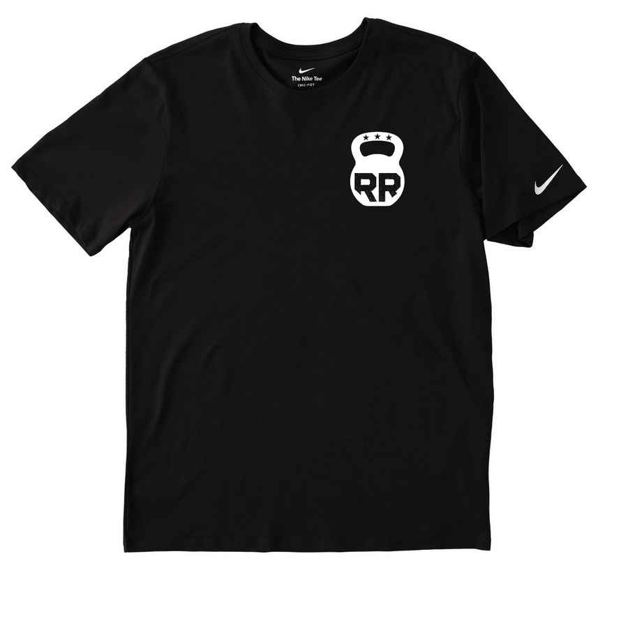 THE RRF ACTIVE LINE, a Black Nike Dri-FIT Jersey Blend Performance Tee