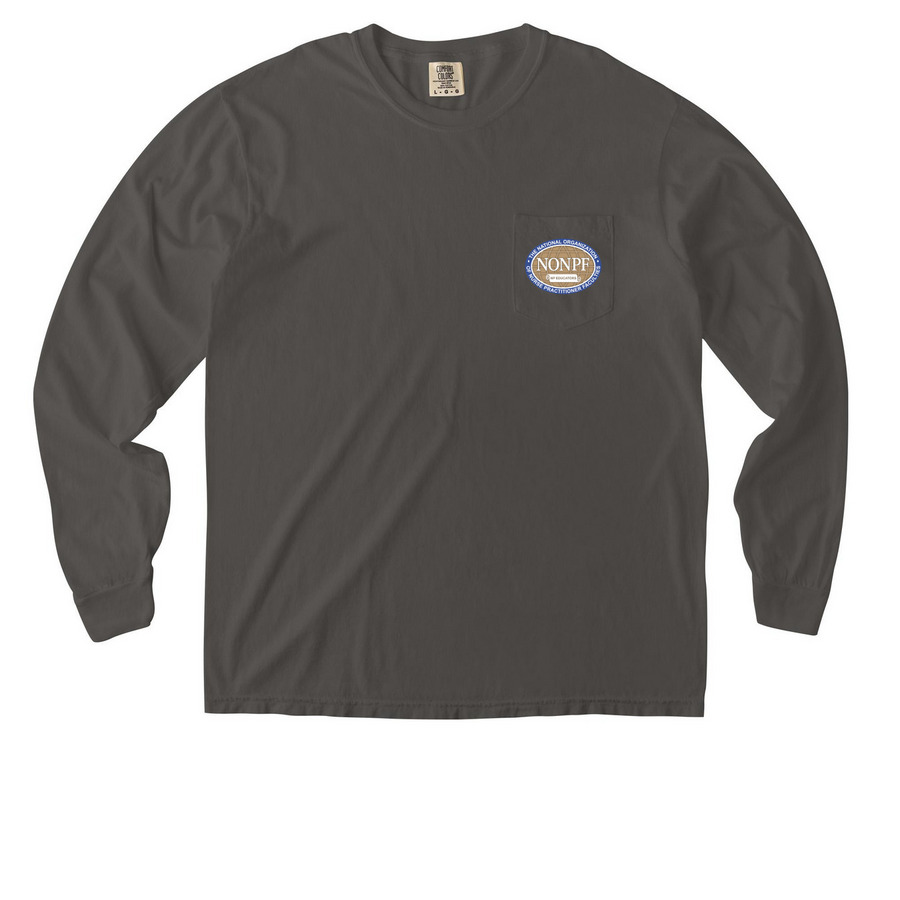 Fall Conference 2025 Shirt, a Pepper Comfort Colors Long Sleeve Pocket Tee