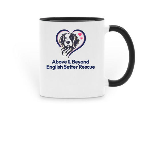 Same Rescue, New Look!, a Black Two-Tone Ceramic Mug