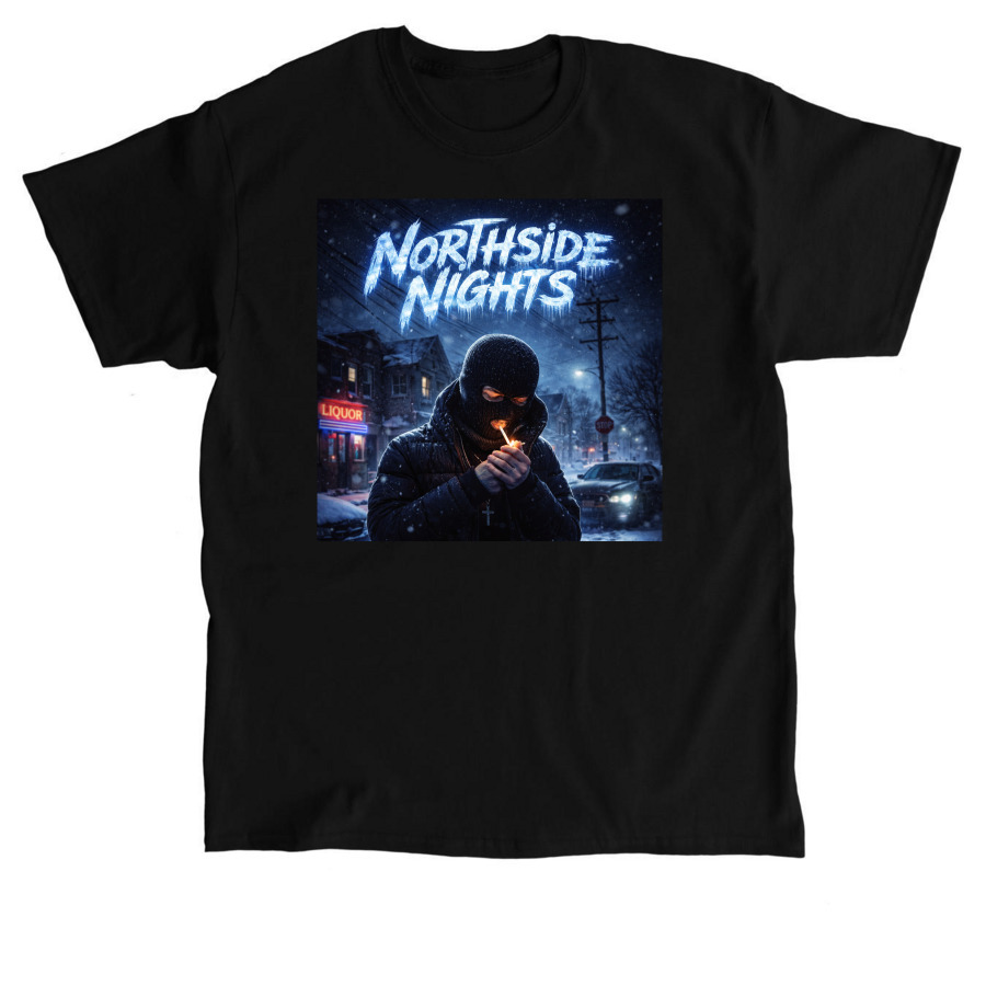 Northside Nights, a Black Classic Unisex Tee