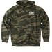 Skully Ratfink, a Forest Camo Heavyweight Camo Pullover Hoodie