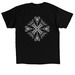 the winged one, a Black Classic Unisex Tee (back-view)