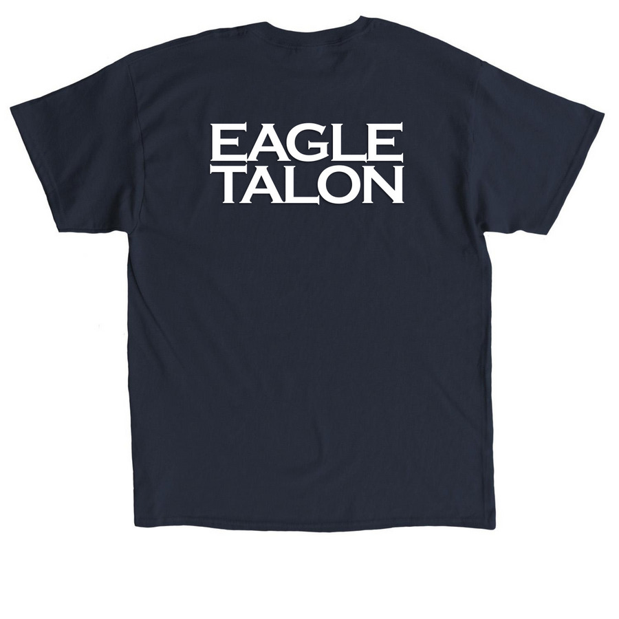 Eagle Talon, a Navy Classic Unisex Tee (back-view)