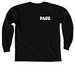 PACU Fall, a Black Comfort Colors Long Sleeve Tee