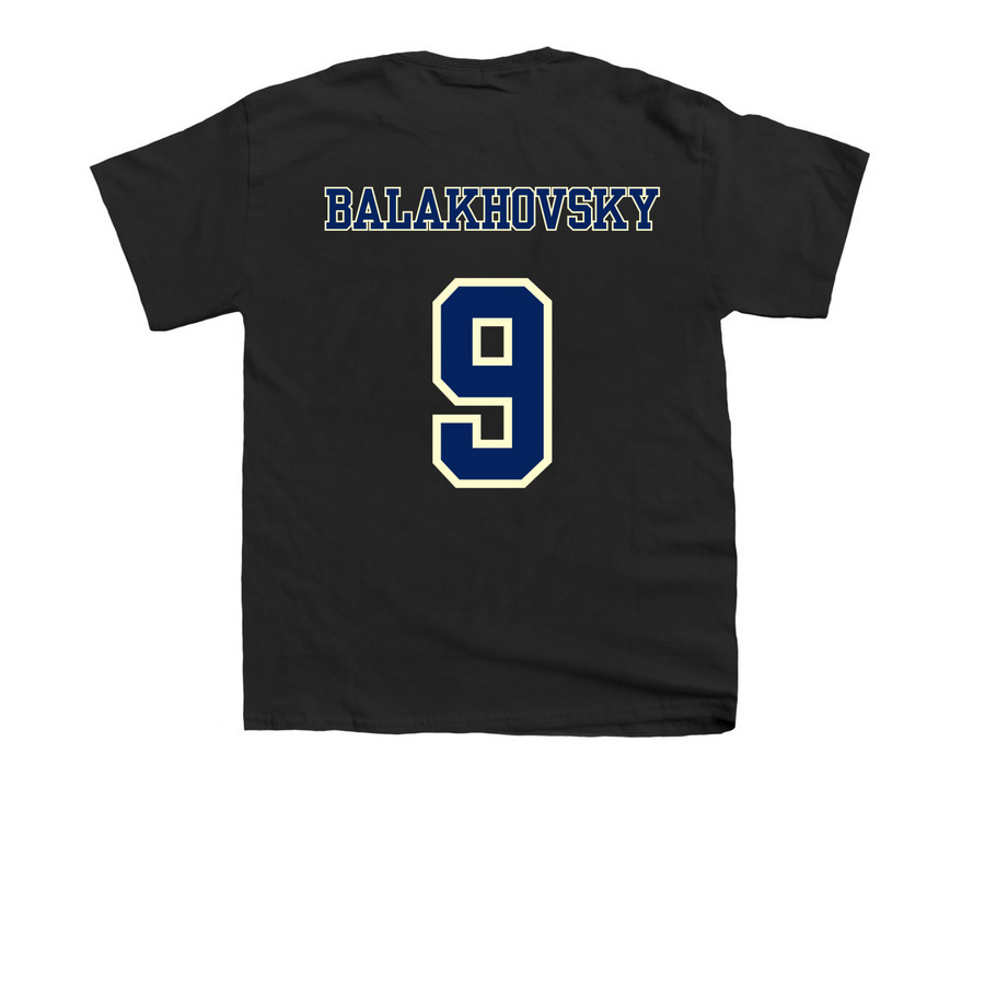 Balakhovsky Shirt-Jersey, a Black Youth Unisex Tee (back-view)