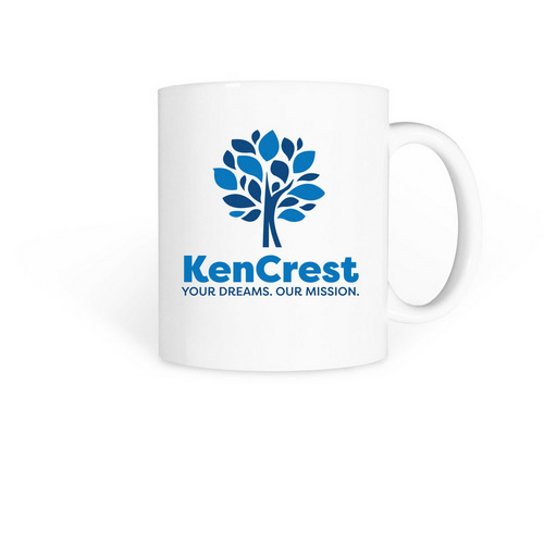 KenCrest Mugs, a White Coffee Mug