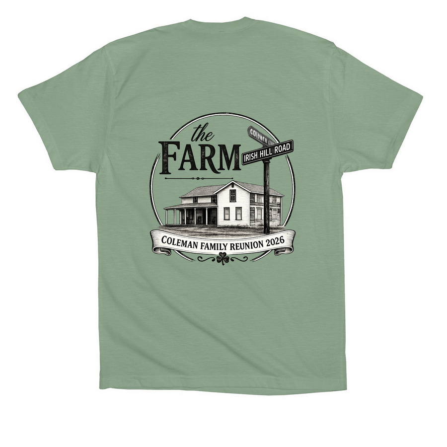 56th Annual Reunion, a Sage Premium Cotton Tee (back-view)