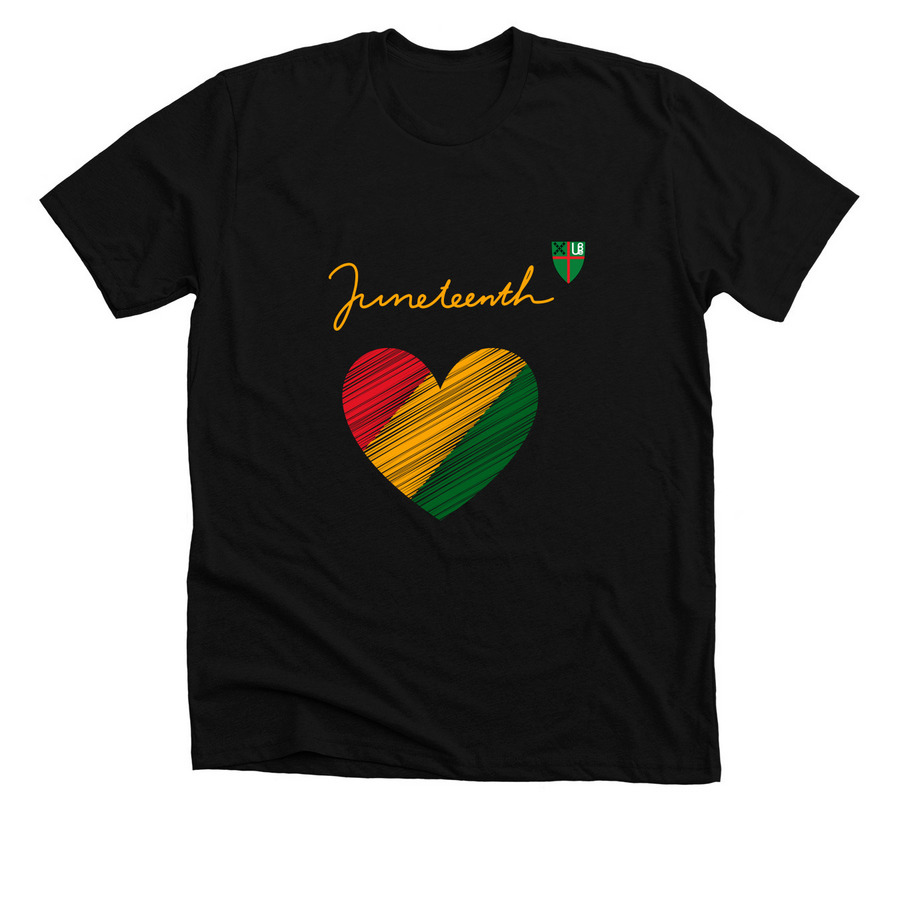 UBE Juneteeth Shirt, a Solid Black Blend Premium Unisex Tee
