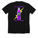 PURPLE THUNDER 26-01, a Solid Black Blend Premium Unisex Tee (back-view)