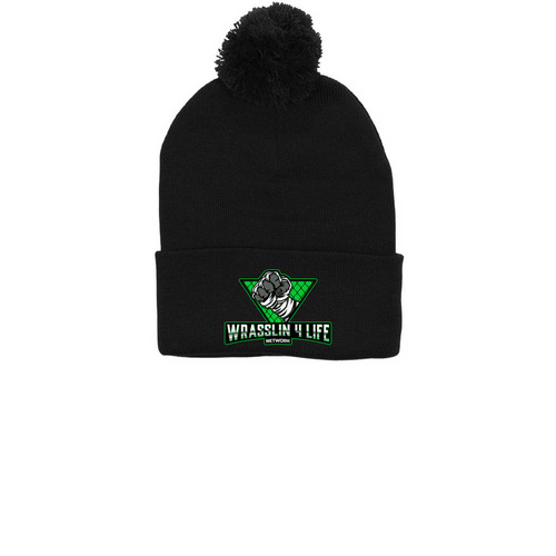 ***NEW*** W4LN Pom Pom Toque - Out Now!, a Black Printed Pom-Pom Beanie