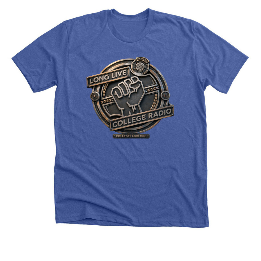 "Long Live College Radio" T-Shirt, a Solid True Royal Premium Unisex Tee