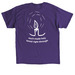 Adult Shirt, a Purple Classic Unisex Tee (back-view)