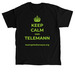 Keep Calm & Telemann!, a Black Classic Unisex Tee