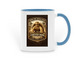JTRH Forever Home Mugs, a Light Blue Two-Tone Ceramic Mug