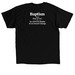 I got baptized (new design), a Black Classic Unisex Tee (back-view)