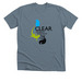 CLEAR Logo Shirt, a Heather Blue Storm Premium Unisex Tee
