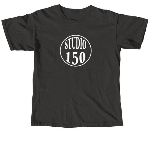 STUDIO 150 White Logo, a Pepper Comfort Colors Unisex Tee