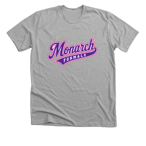 Monarch Formals campaign, a Athletic Heather Premium Unisex Tee