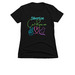 Spring 2023, a Black Women's Slim Fit Tee