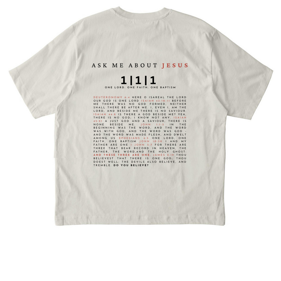 EMPOWERED MERCH, a Natural Raw Stanley/Stella Unisex Freestyler Heavyweight Tee (back-view)