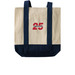 Cheer New York 25th Anniversary Tote, a Natural/Navy Two-Tone Grocery Tote Bag