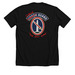 Crossed Out Honor Guard, a Solid Black Blend Premium Unisex Tee (back-view)