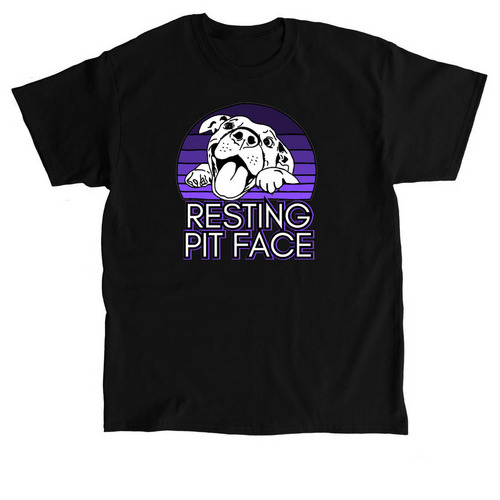 Resting Pit Face, a Black Classic Unisex Tee
