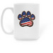 Team Patriot Pups, a White Large Coffee Mug (back-view)