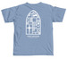 OSKC Centennial: Window T-shirt, a Washed Denim Comfort Colors Unisex Tee (back-view)