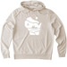 NRF White Logo Sweatshirt, a White Sand Allmade Organic French Terry Pullover Hoodie