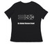where my bolt cutters, a Black Women's Relaxed V-Neck Tee (back-view)