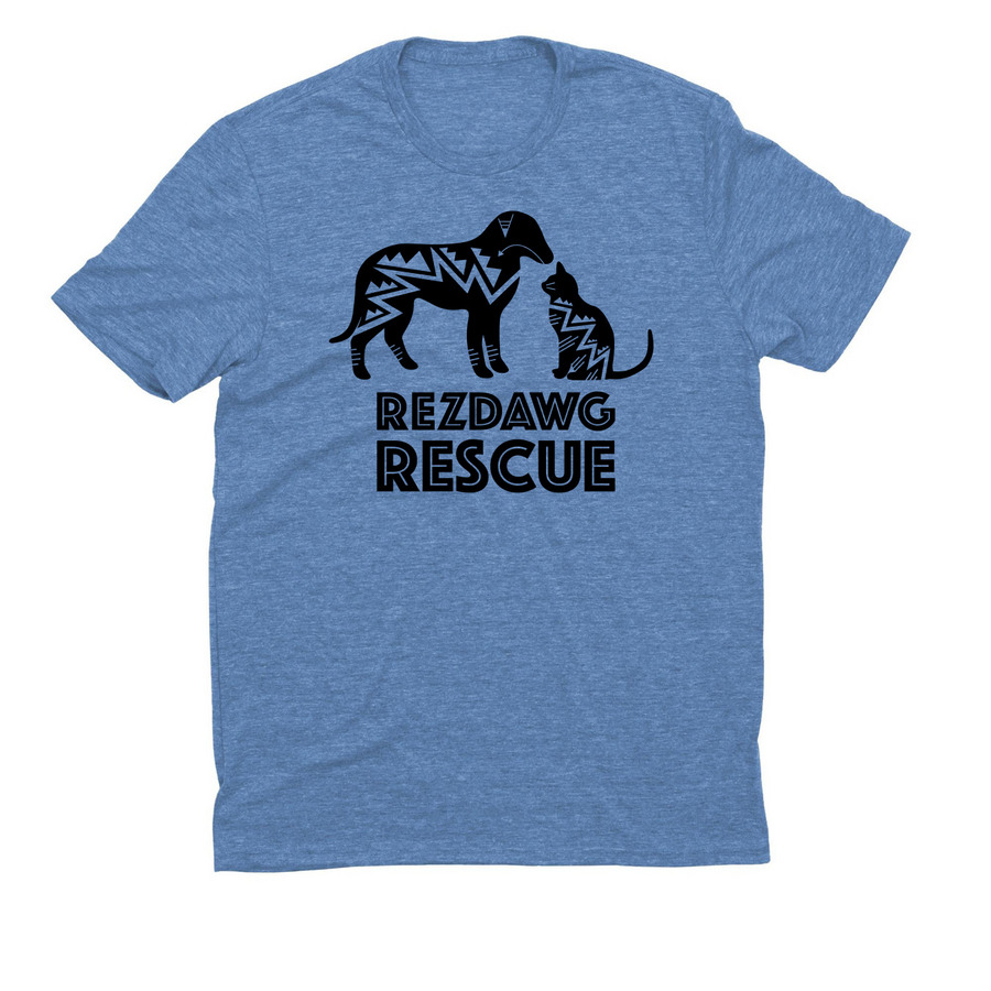 The Organic, Eco-Friendly Collection, a Azure Blue Allmade Eco Triblend Unisex Tee